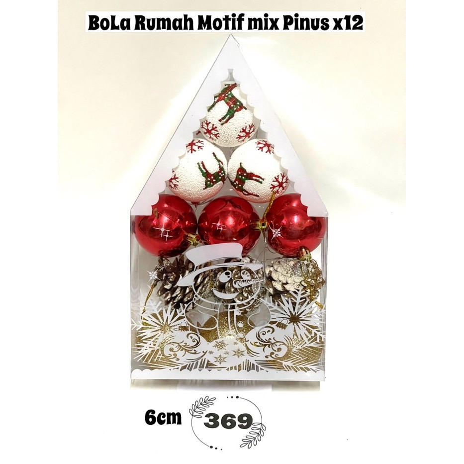 >*>*>*>*] Hiasan Natal Bola 6cm