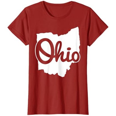 I Love My Ohio Home Script Ohio TShirt Buckeye State Shirt T-Shirt |SjdVhY1o|
