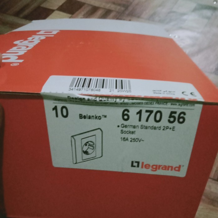 TERMURAH - STOP KONTAK LEGRAND BELANKO 617056/STOP KONTAK LEGRAND BELANKO 617056