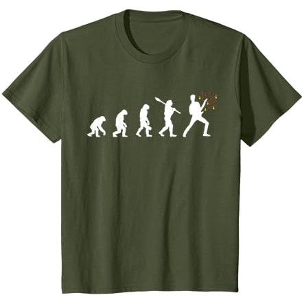 Kaos Evolusi Gitaris, Kaos Rock, Kado Gitaris |J4kAYIja|