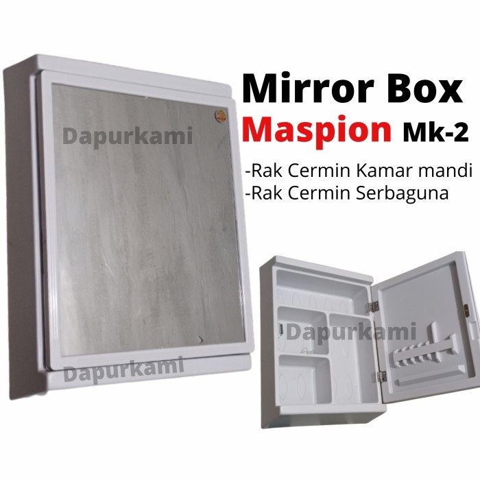 

Box Cermin Kamar mandi / Mirror Box Cabinet Maspion MK-2