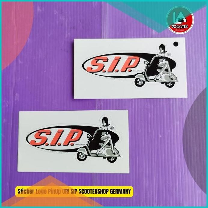 

Sticker Logo PinUp ORI SIP Scootershop Germany 11OKTZ4 perkakas