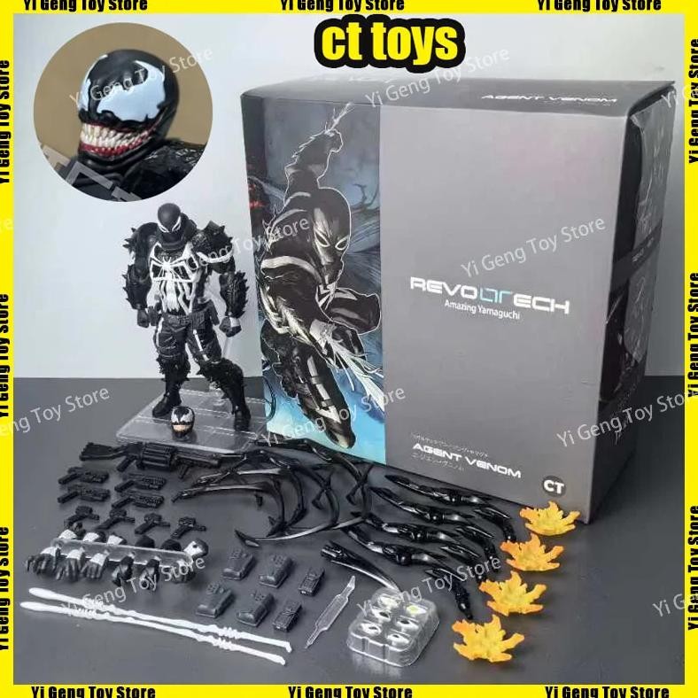 in stock hot toys ct toys spiderman agent venom shf amazing yamaguchi spider-man anime action figure