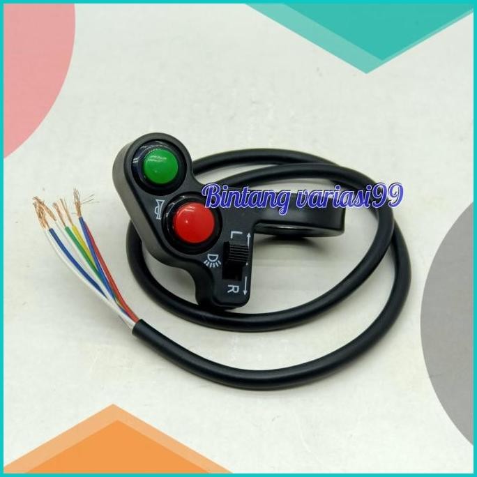 Saklar On Off Stang Lampu - Switch On Off Stang Motor Saklar 3 Tombol