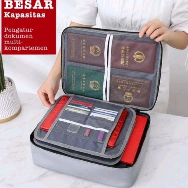

TAS PENYIMPAN DOKUMEN TAHAN API DAN AIR TEMPAT BERKAS MAP TK005/FIREPROOF AND WATERPROOF DOCUMENT STORAGE BAG