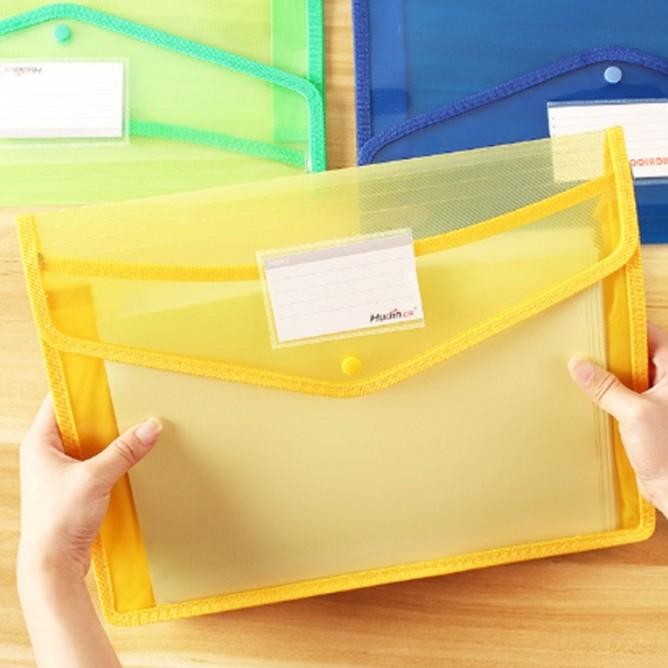 

FOLDER FILE A4 PLASTIK KAPASITAS BESAR DOMPET TAS DOKUMEN POPPER