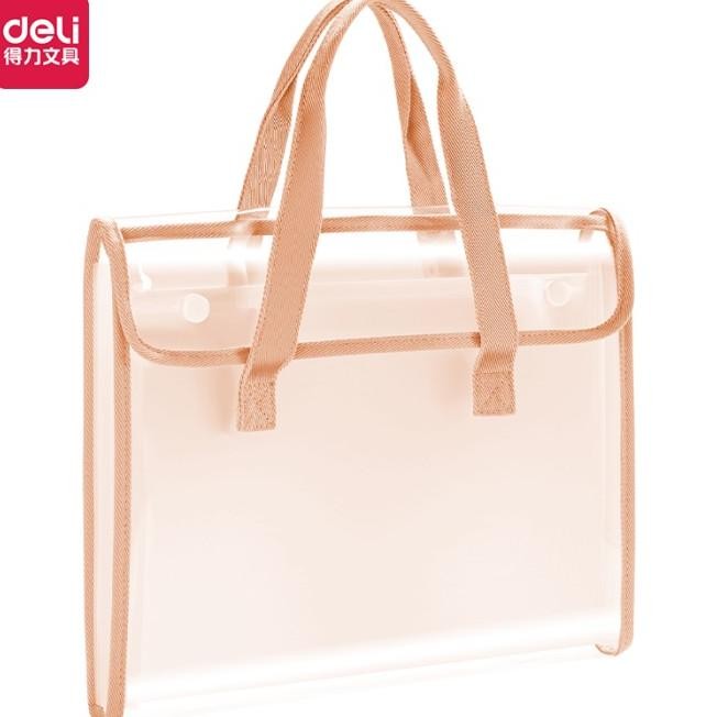 

HOT DELI DOCUMENT BAG / TAS FOLDER / TAS DOKUMEN TRANSPARAN DENGAN 7 P