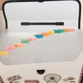 

RR_ DOCUMENT FOLDER ORGANIZER BAG DOKUMEN MAP A4 EXPANDING SLOT FILE