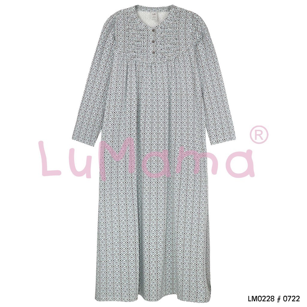 LuMama Daster Gamis Wanita Lengan Panjang / LM0228 0722