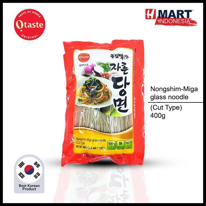 

Nongshim-Miga Glass Noodle (Cut Type) - Soun Korea Untuk Japchae 400G