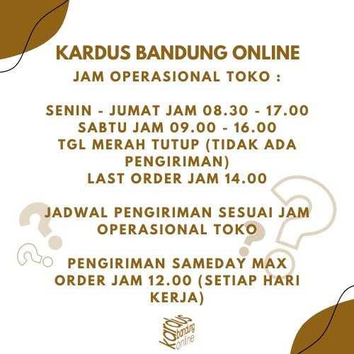 

Kardus Box Karton Packing Polos (20x10x8) Tebal 3 mm