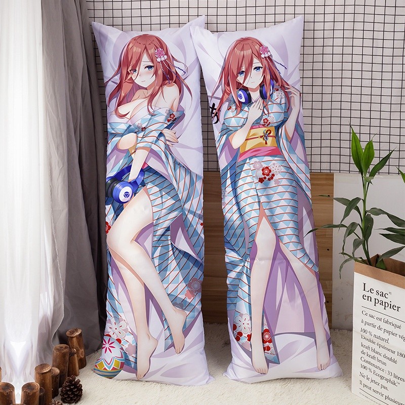 Sarung Bantal Tubuh Anime The Quintessential Quintuplets Nakano Miku Dakimakura Seluruh Tubuh |nuBK8