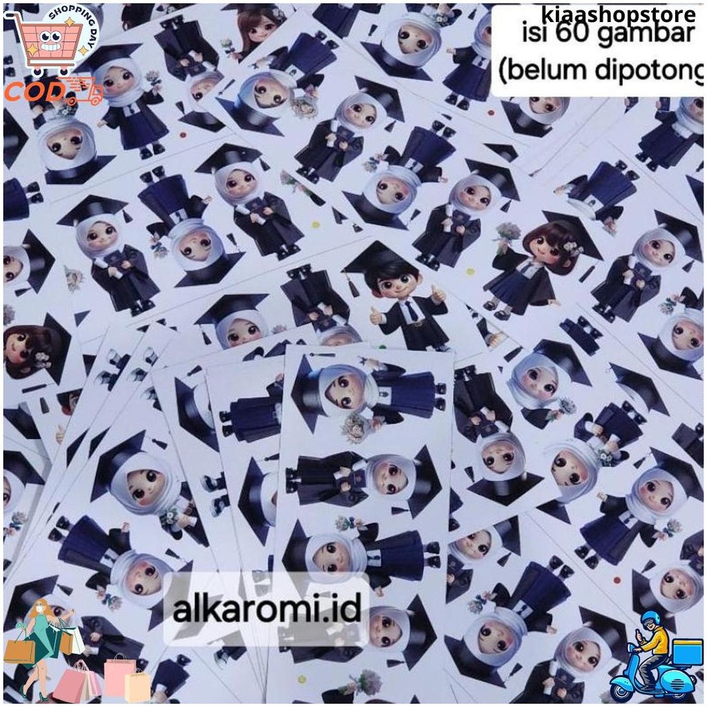 

Paket Grosir Isi 60Pcs Koleksi Topper Wisuda, Hari Guru Tinggi 11Cm D Gratis Ongkir