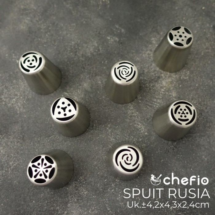 

Chefio Spuit Buttercream Set / Spuit Dekorasi Stainless Set