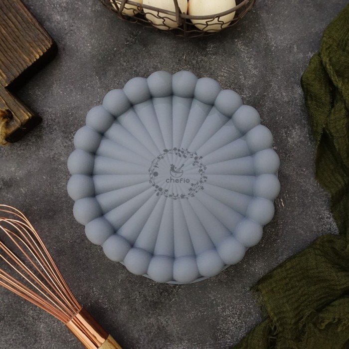 

Chefio Cetakan Silikon Charlotte / Cetakan Puding Kue Marmer Butter