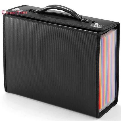 

:Tas Dokumen 24 kantong Expanding File Folder Accordian File Organizer