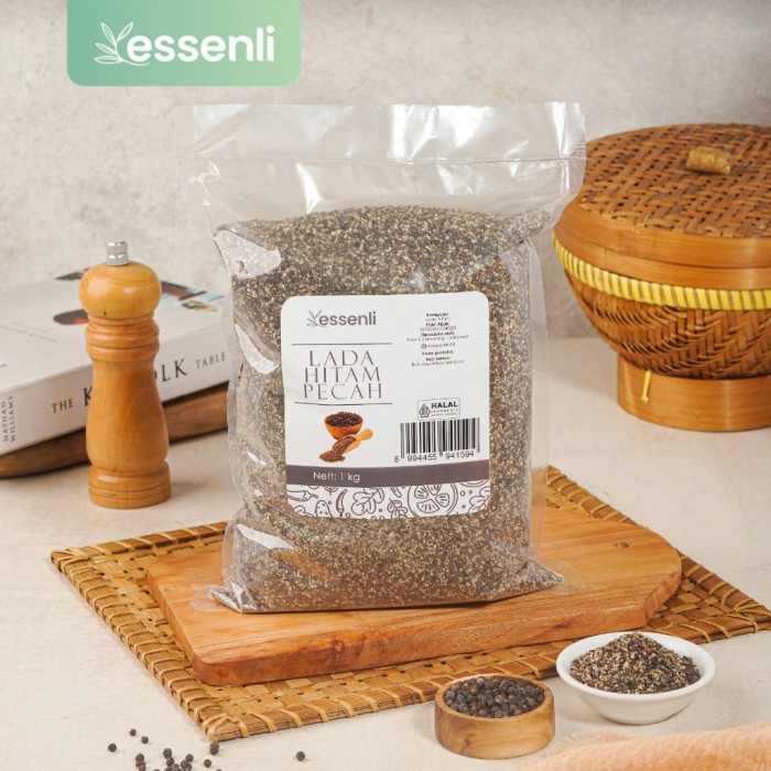 

Lada Hitam Pecah / Crushed Black Pepper 1Kg