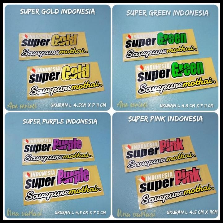 

HOT DEAL STIKER CUTTING SUPER GOLD SUPER PINK SUPER GREEN SUPER PURPLE !!!!!