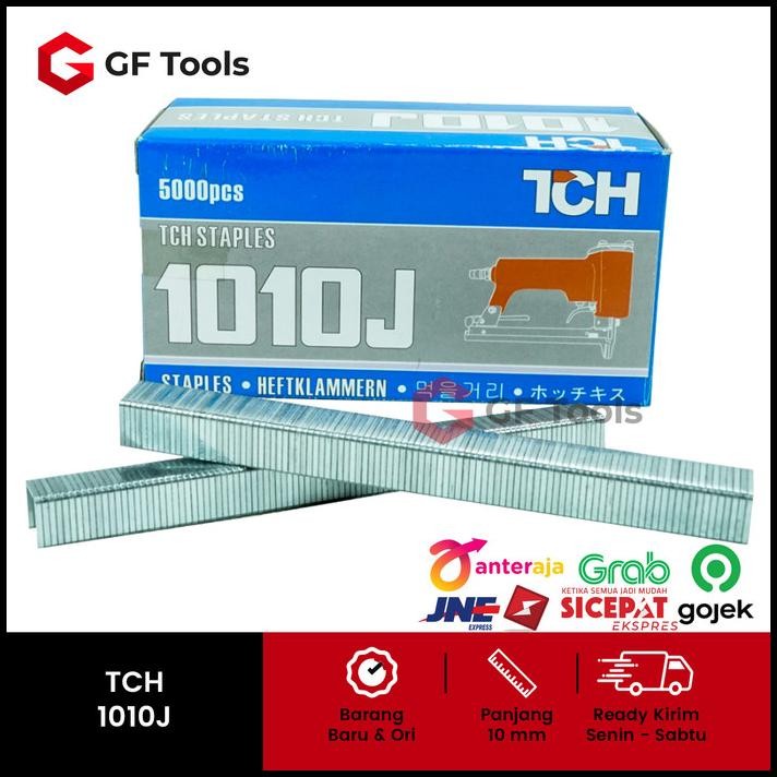 

DISKON ISI STAPLES PAKU TEMBAK ANGIN 1010J 10MM TCH 5000 PCS AIR NAILER 1022J