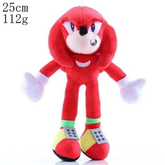 Boneka Sonic 28cm Boneka Tails Boneka Shadow Knuckles Silva New