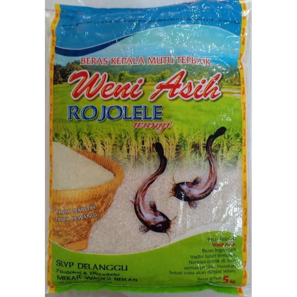 

Beras Rojolele Wangi 5 kg Weni Asih MM