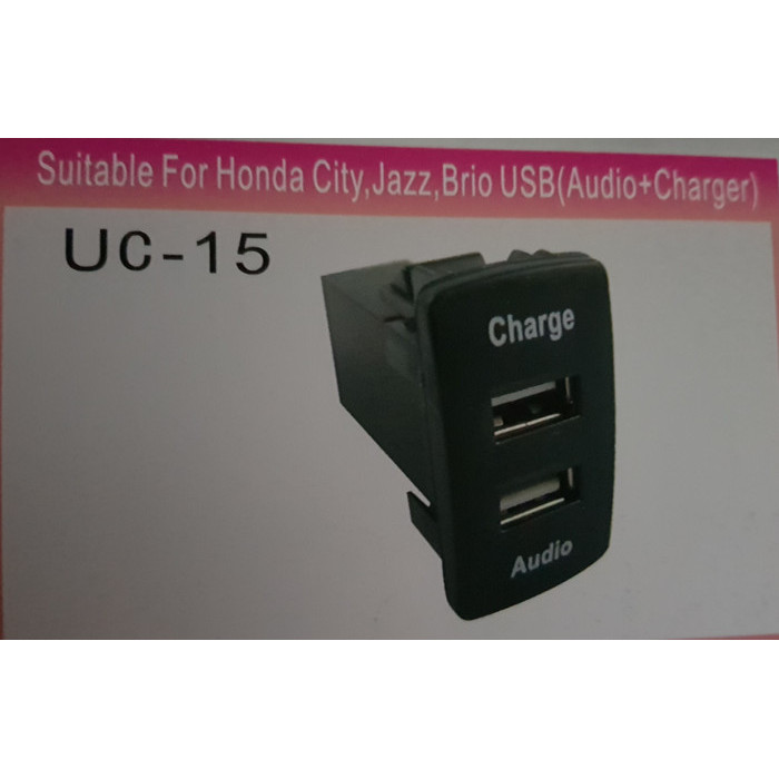 Colokan kabel usb audio charger untuk mobil honda city hrv jazz brio