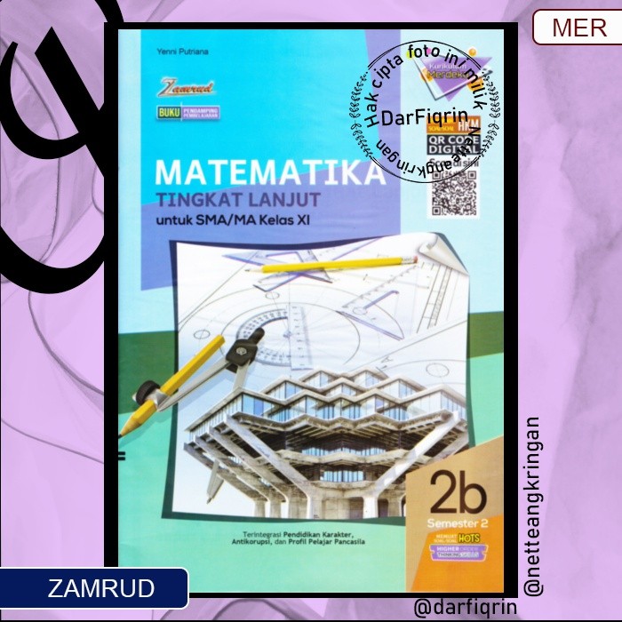 LKS Matematika Lanjut Kelas 11 Semester 2 SMA/MA KURMER Kurikulum Merdeka-Zamrud/Putra Nugraha-HOTS-