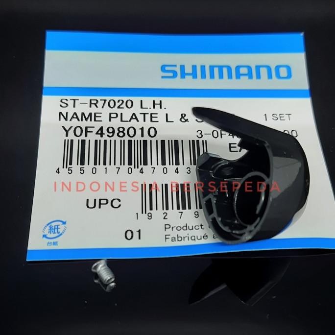 Shimano ST-R7020 R7025 Name Plate Right Left & Screw - Name Plate 105