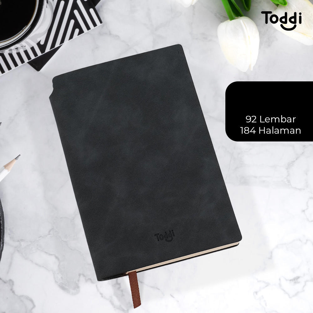 

Buku Jurnal Hardcover Notebook Diary 68GSM 184 Halaman Grid - Hitam