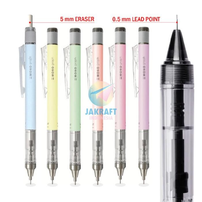 

Tombow Mono Graph Pastel 0.5 Mm Mechanical Pencil Pensil Mekanik 0.5Mm