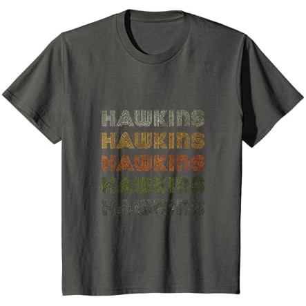 Kaos Love Heart Hawkins Grunge/Vintage Style Black Hawkins |dkm0x0c0|
