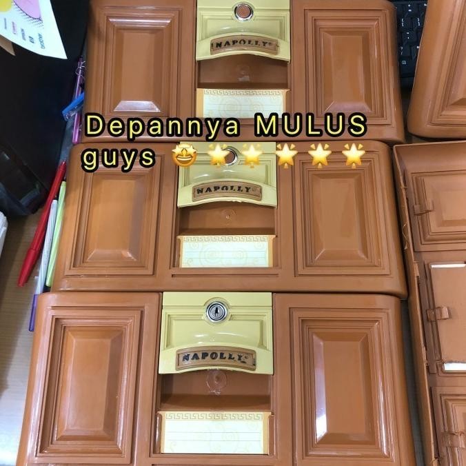 LEMARI PLASTIK / RAK PLASTIK SERBAGUNA / EXCEL / LACI PLASTIK 5 SUSUN