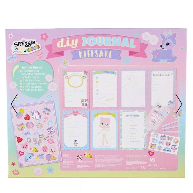 

Smiggle Diy Keep Safe Journal Kit - Diary Anak Smiggle New