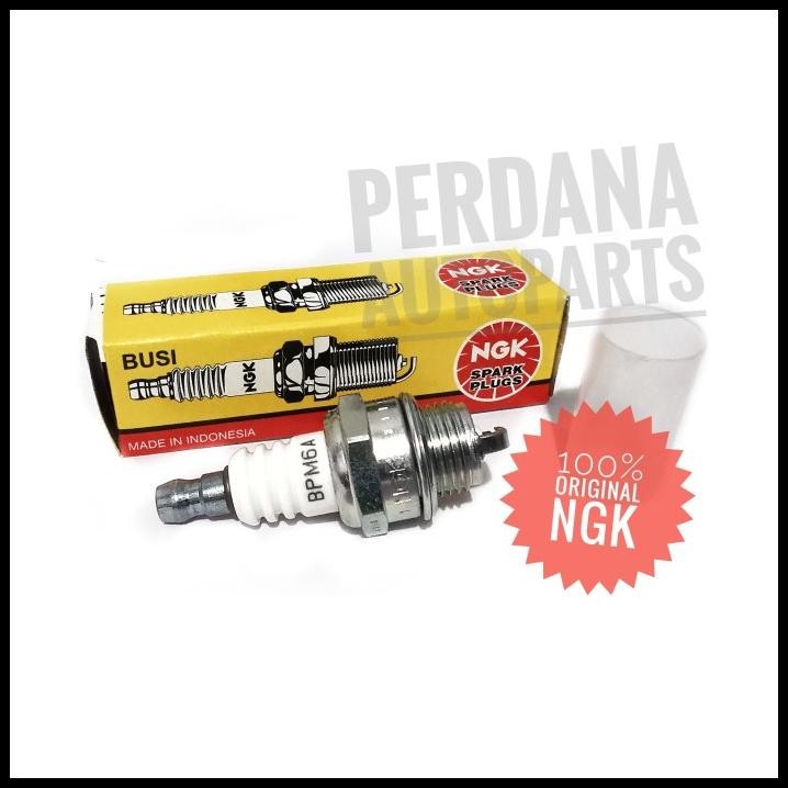 HOT DEAL BUSI MESIN POTONG RUMPUT ASLI NGK BPM6A CMR5H 