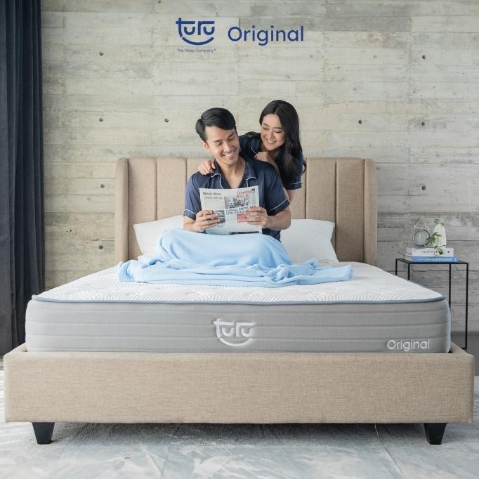 Kasur Pocket Spring Bed TURU ORIGINAL uk. 90x200 (Single) FREE BANTAL
