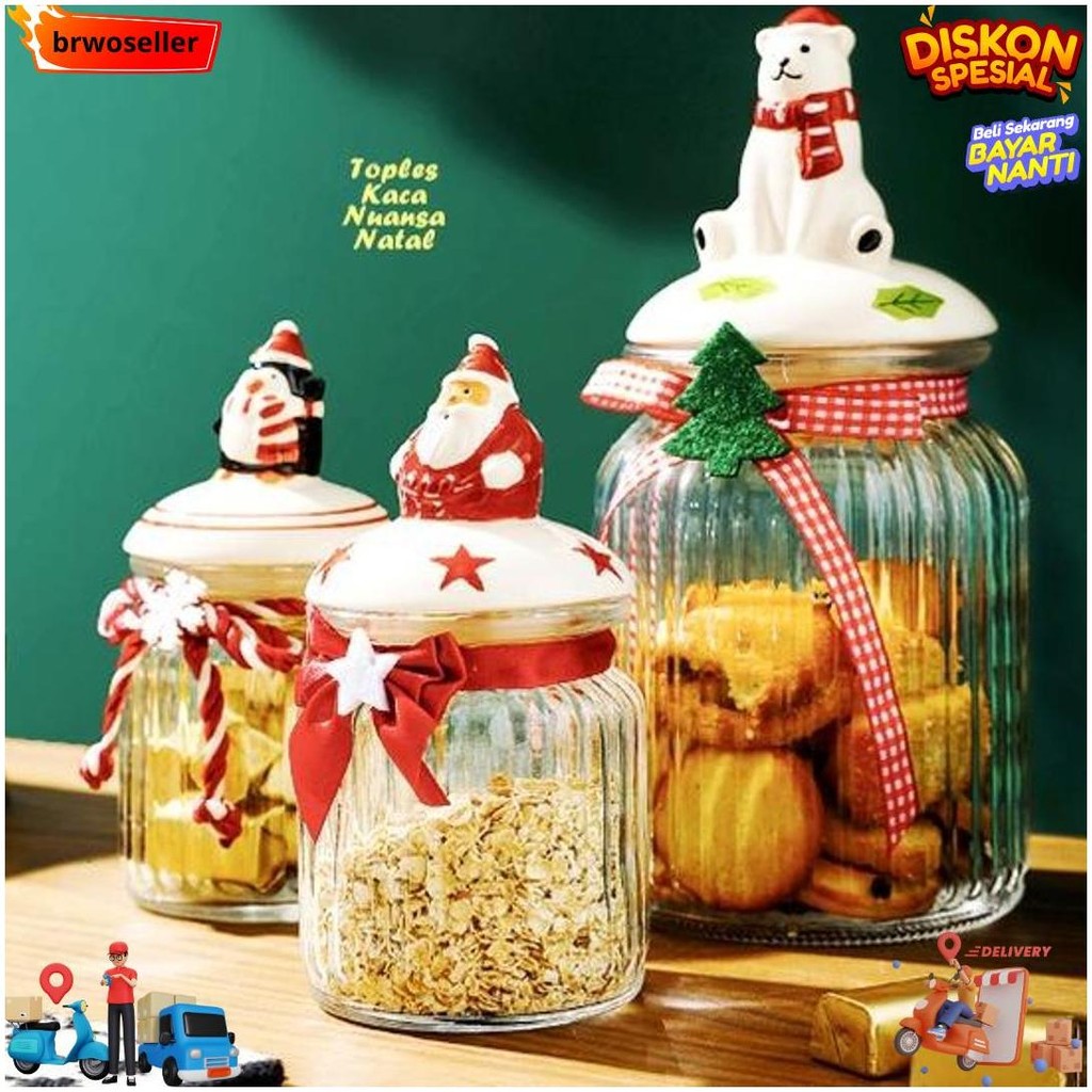 

Toples Kaca Nuansa Natal Toples Natal Hampers Natal Christmas Candy Box Dekorasi Natal Christmas Decoration Kado Natal Hadiah Natal D Promo 10.10
