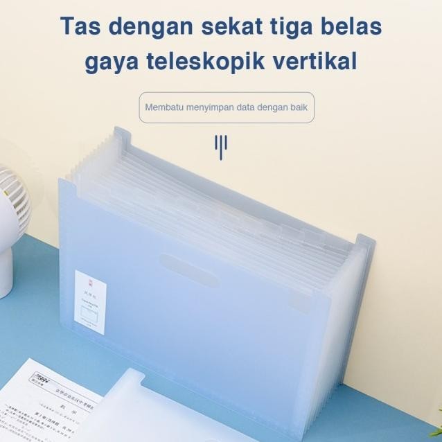 

DELI FILE FOLDER SERBAGUNA DOCUMENT BAG TAS DOKUMEN FILE A4 ISI 13