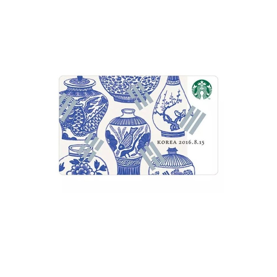 

Starbucks Card Korea National Day 2016 New