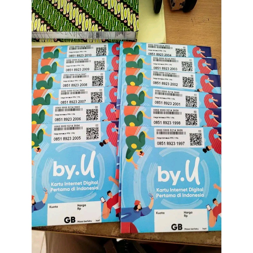 Kartu Perdana by.U Byu 3GB Masa Aktif Selamanya