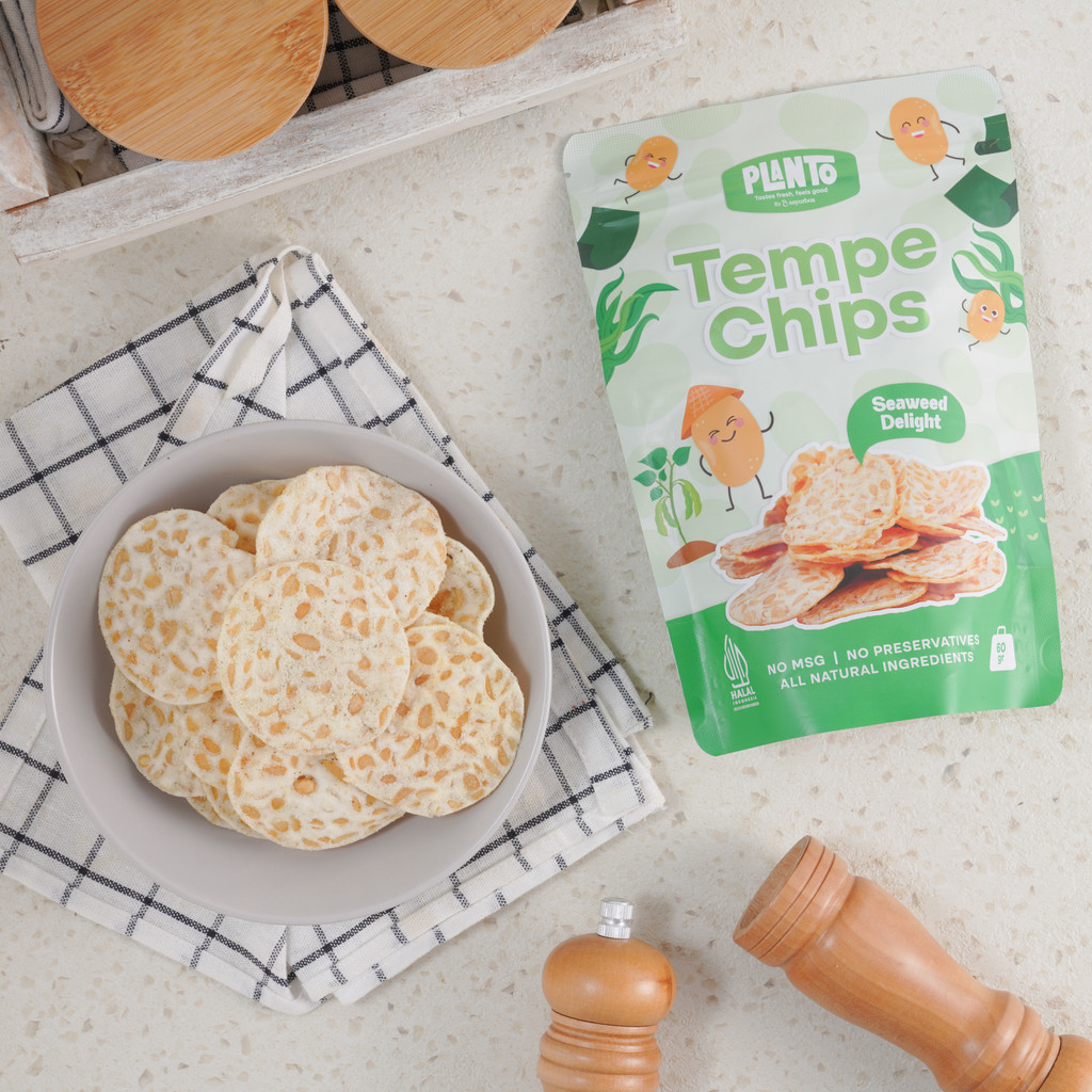 

Planto Tempe Chips Seaweed Delight Non MSG 60 gram