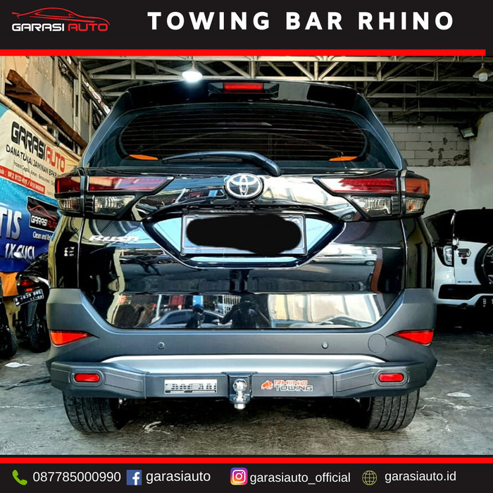 Tanduk belakang Towing Bar Rhino / Bumper Guard All New RUSH Terios