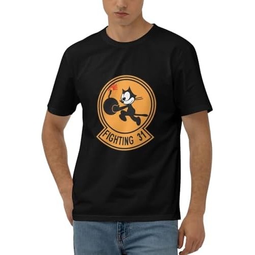 Vf 31 Kaos Kasual Katun Pria Fighting 31 |Qoqw7v2N|