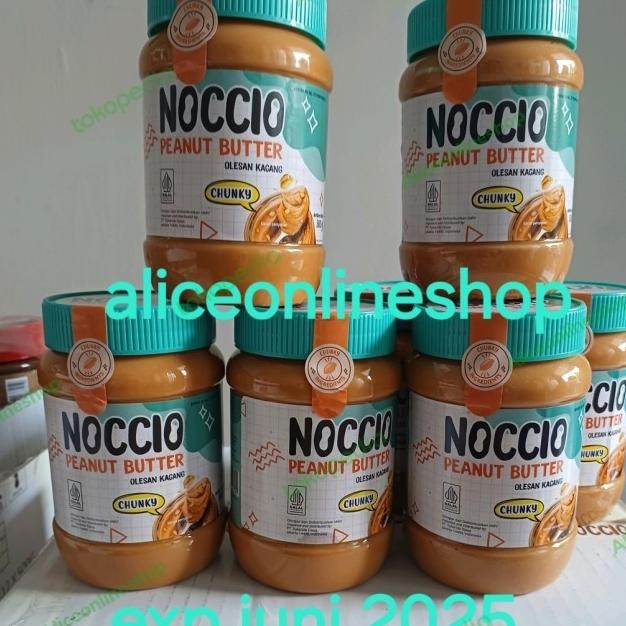 

Noccio Peanut Butter Selai Kacang 500/340Gr. Free Paing Bubble Dus