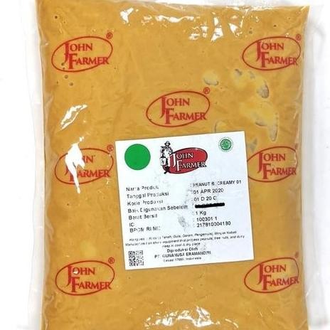 

John Farmer Peanut Butter Creamy 1 Kg Selai Kacang