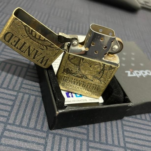 Korek Zippo One Piece Luffy Limited Edition Korek Api Zippo Original Jadul Minyak