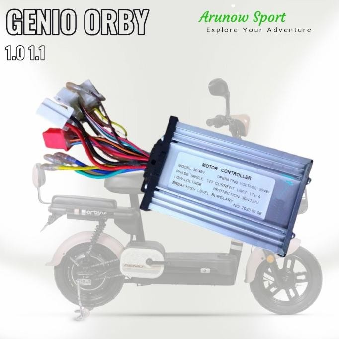 Controller Sepeda Listrik 48V 350W Genio Orby 1.0 1.1 Original