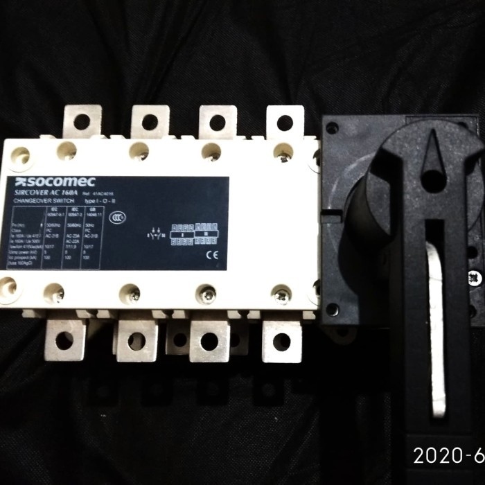 COS /OHM sakelar SOCOMEC 4P 160A