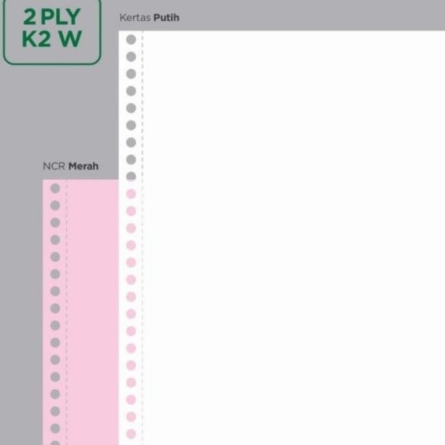 

Kertas Continuous Form 2Ply 9,511 Warna Paperline/Sinar Dunia Barangbaru