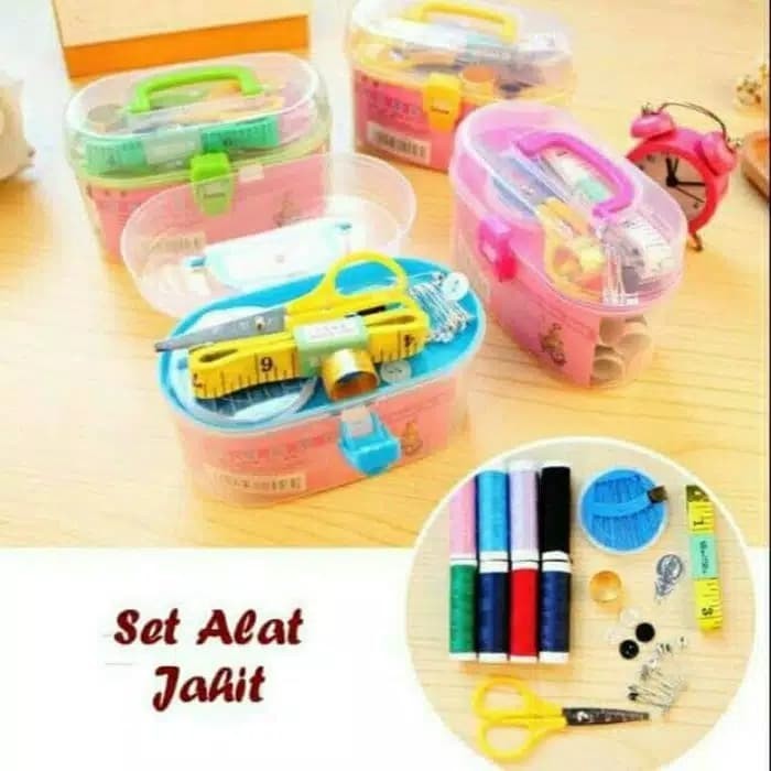 Set Alat Jahit Perlengkapan Menjahit Sebaguna 1set Random