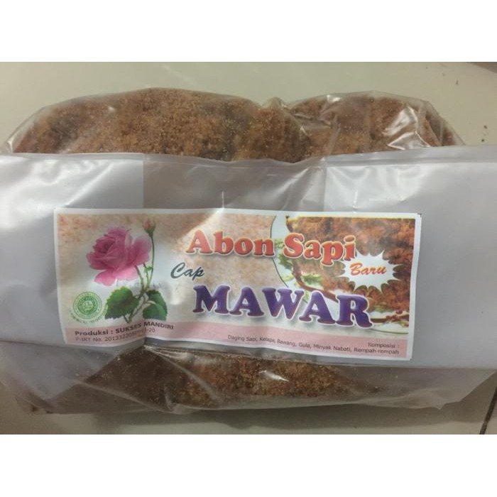 

Abon Sapi Cap Mawar Kemasan 1 Kg